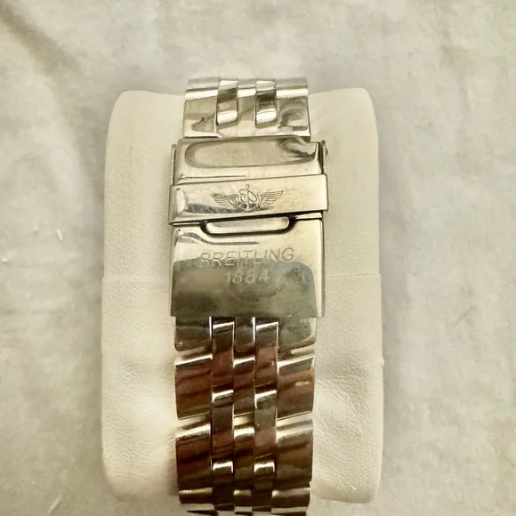 Breitling Silver Chrono-Matic Men's Watch - Picture 4 of 5